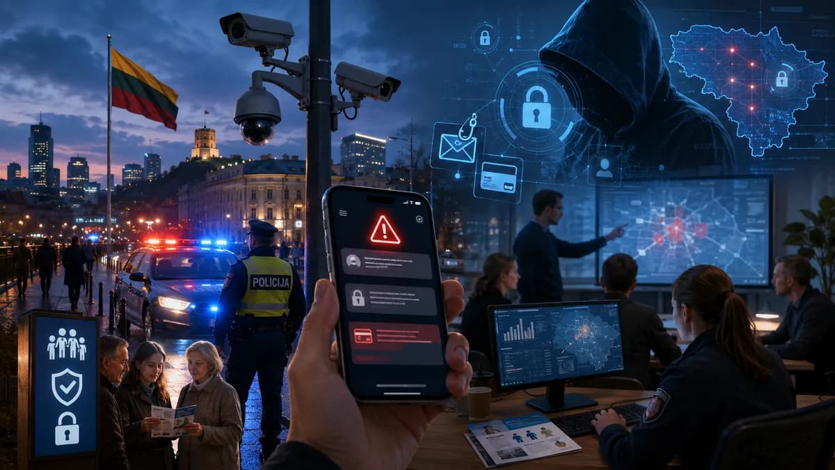 2026 m. kriminalinių tendencijų analizė Lietuvoje: naujos grėsmės ir prevencija